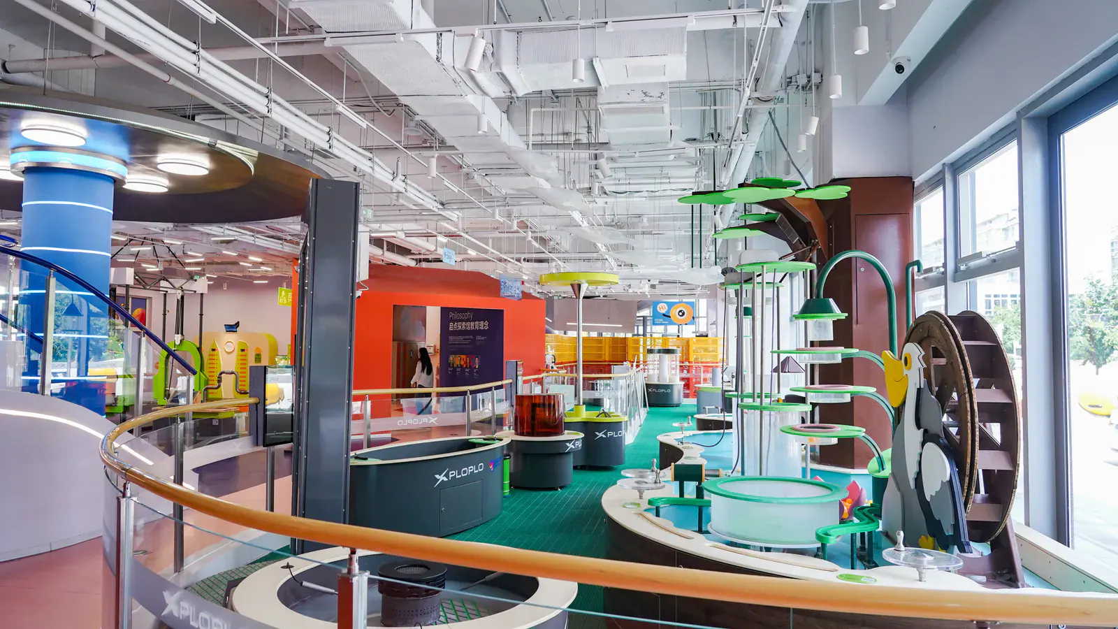 Whole museum customization requirements | Real XPLOPLO gallery Real XPLOPLO water and science gallery showing the coordinated space, exhibits and building services that whole museum requirements must define