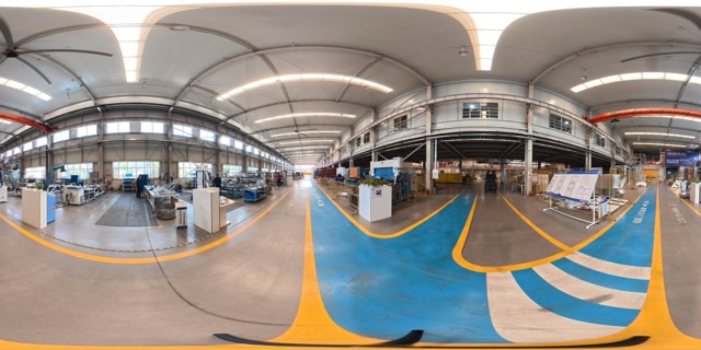 720-degree panorama of the DEEPBLUE welding area