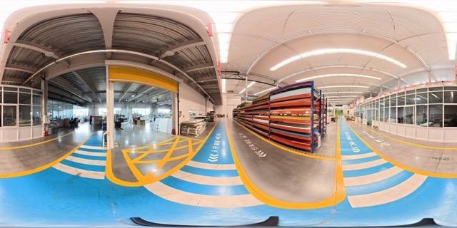 720-degree panorama of DEEPBLUE electrical plastic and soft play processing area